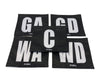 KPI Netball Bib Patch Set Black